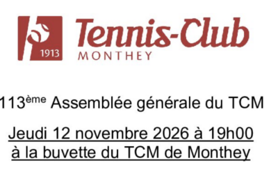 113e Assemblée générale du TC Monthey